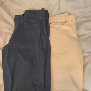 Lot of 2 J crew 5 pocket pants - EUC